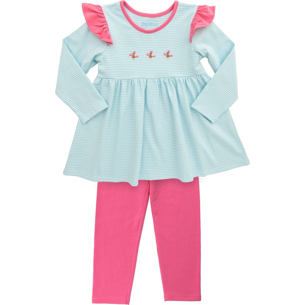 Turkey Ruffle Pants Set
