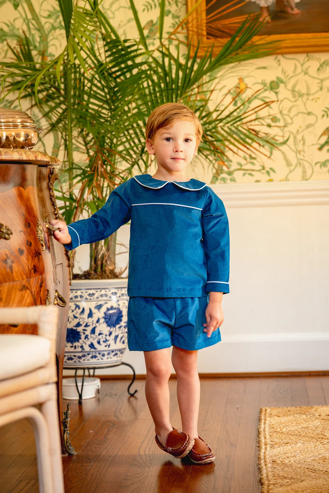 Benjamin Navy Heirloom Short Set