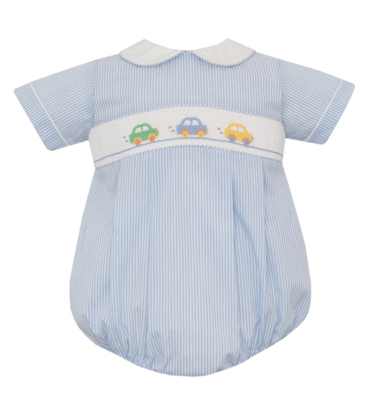 Cars Boy's Blue Stripe Bubble