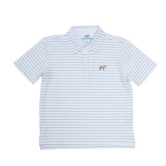 Youth Driftwood Polo - Green/White