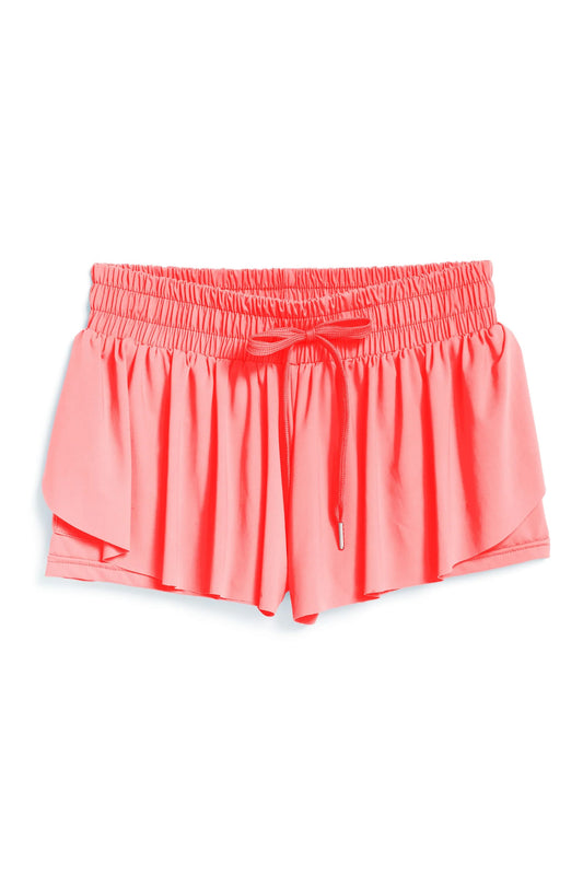 Butterfly Shorts - Coral