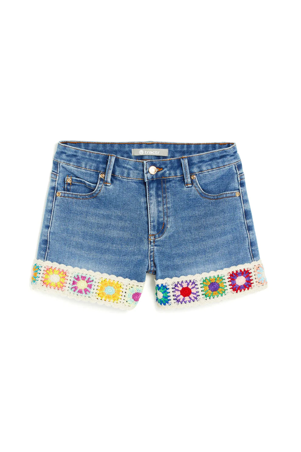 Brittany Crochet Hem Short