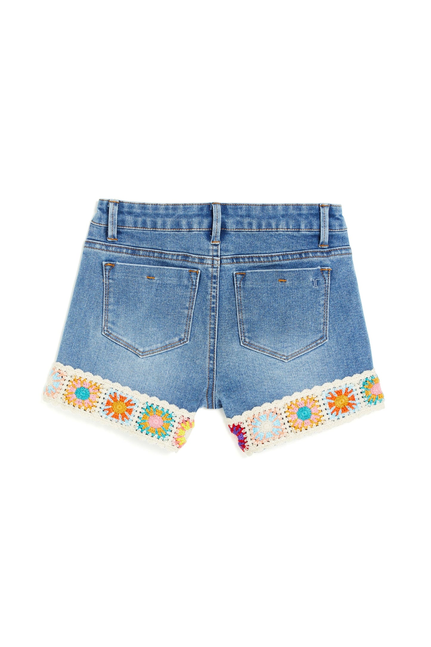 Brittany Crochet Hem Short