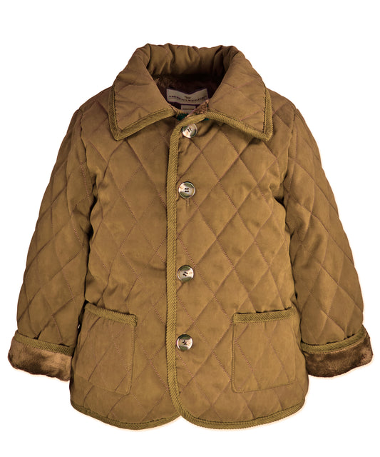 Quilted Barn Jacket - Camel