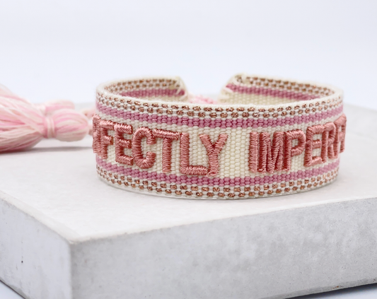 PERFECTLY IMPERFECT Woven Statement Bracelet