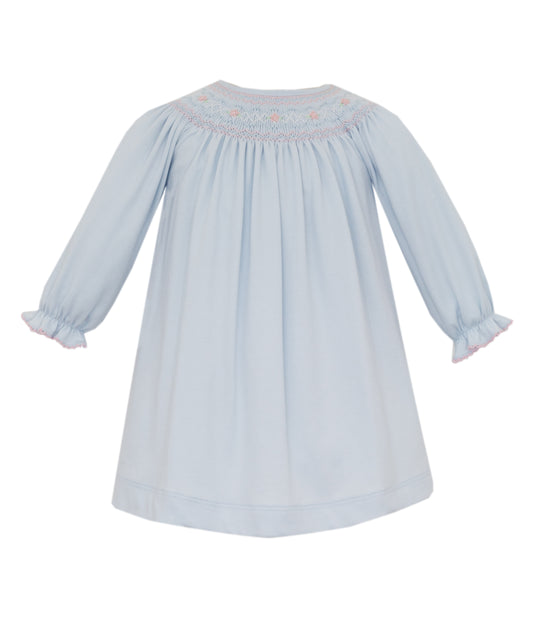 Olivia Smocked Knit L/S Dress