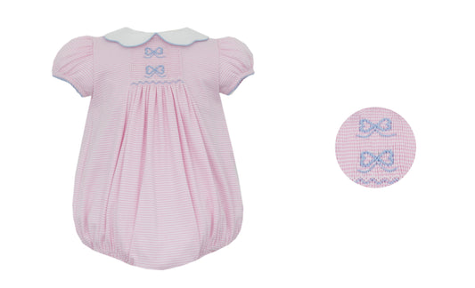Pink Knit Bow Bubble
