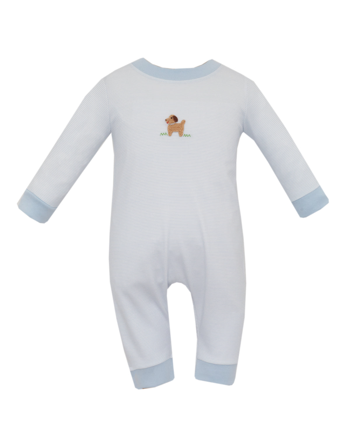Puppy Knit Long Romper