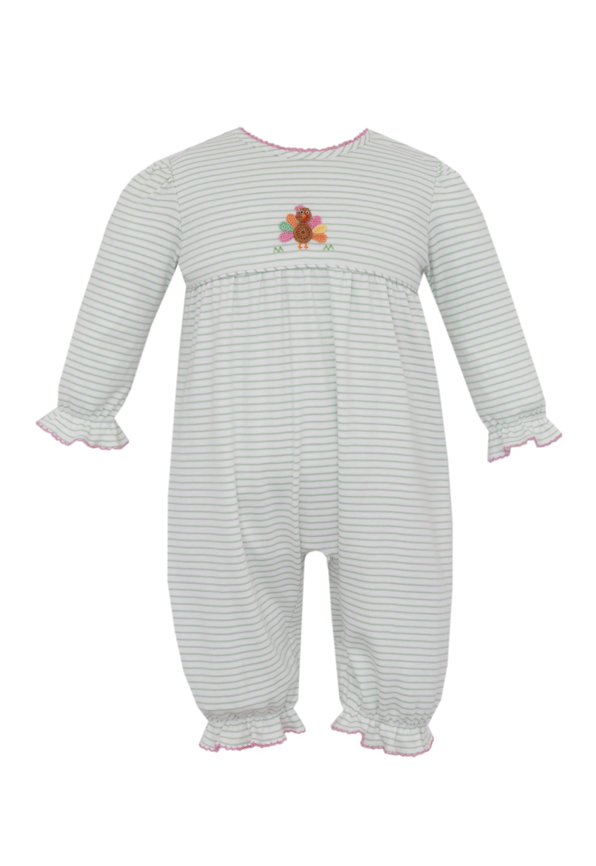Swiss Knot Turkey Romper
