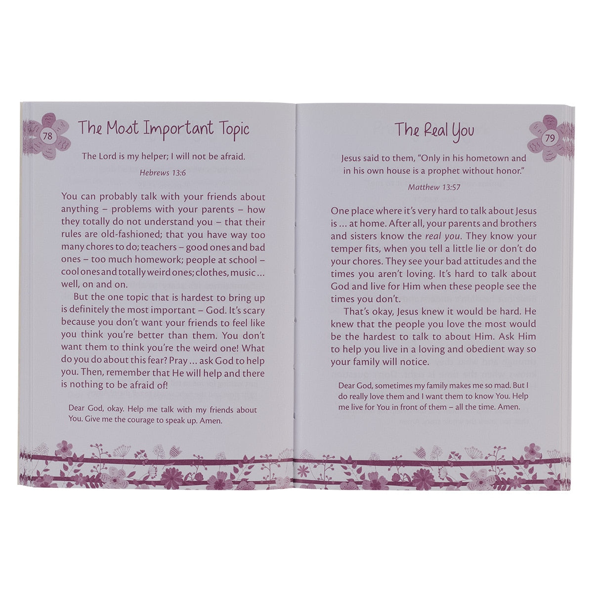 Mini Devotions For Girls Softcover