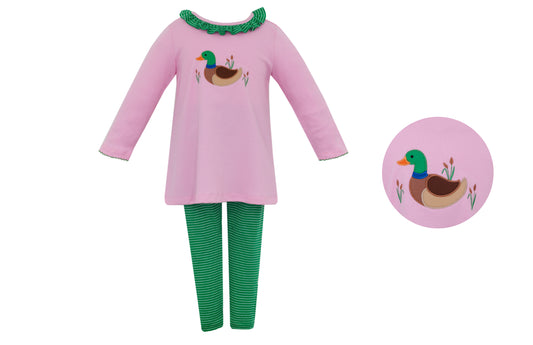 Pink Mallard Tunic Set