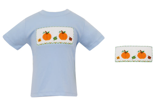 Pumpkin Boys SS Smocked Tee