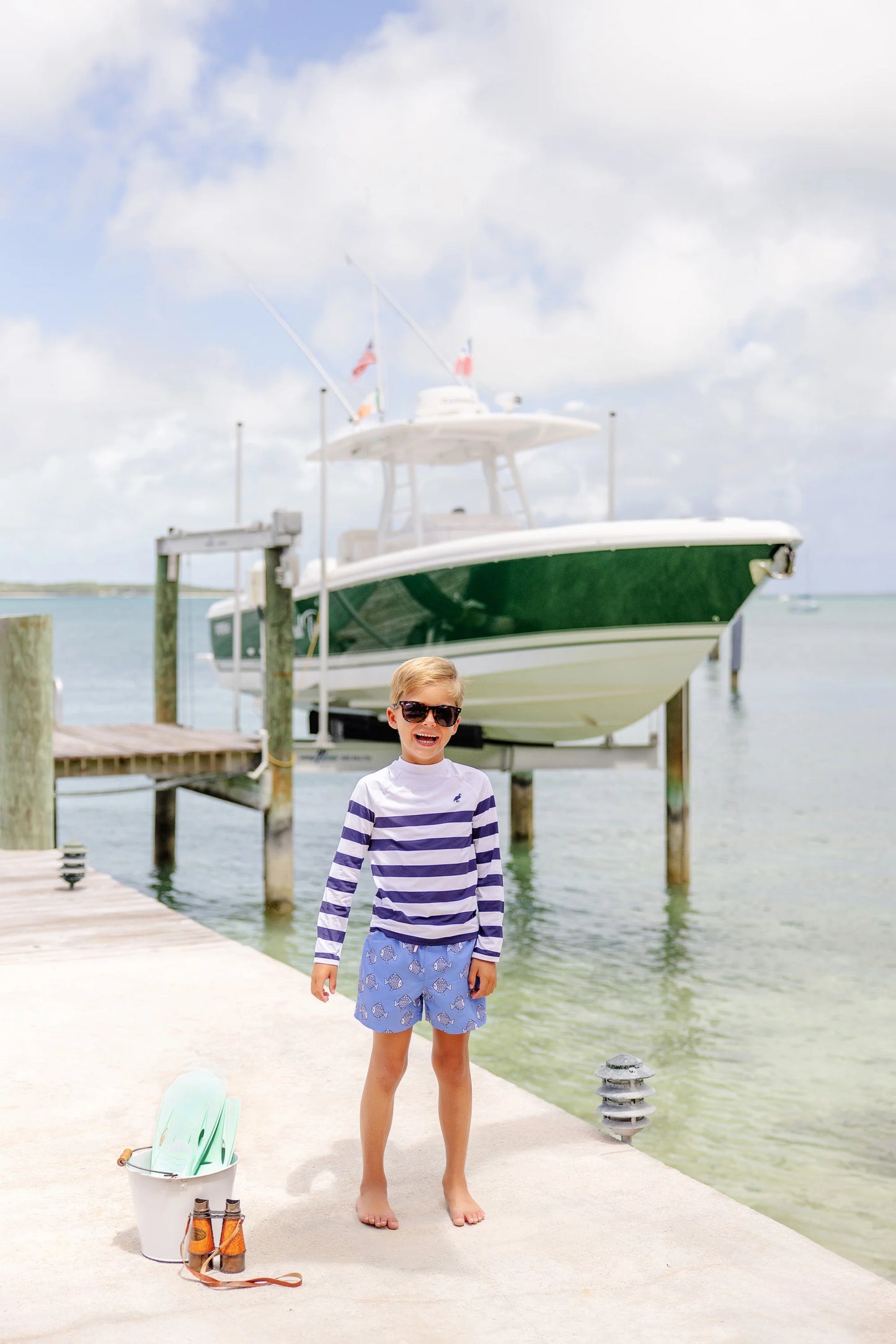 Tortola Swim Trunks - Little Fishes