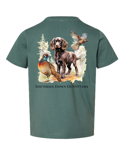 Pheasant Brittany Toddler Tee