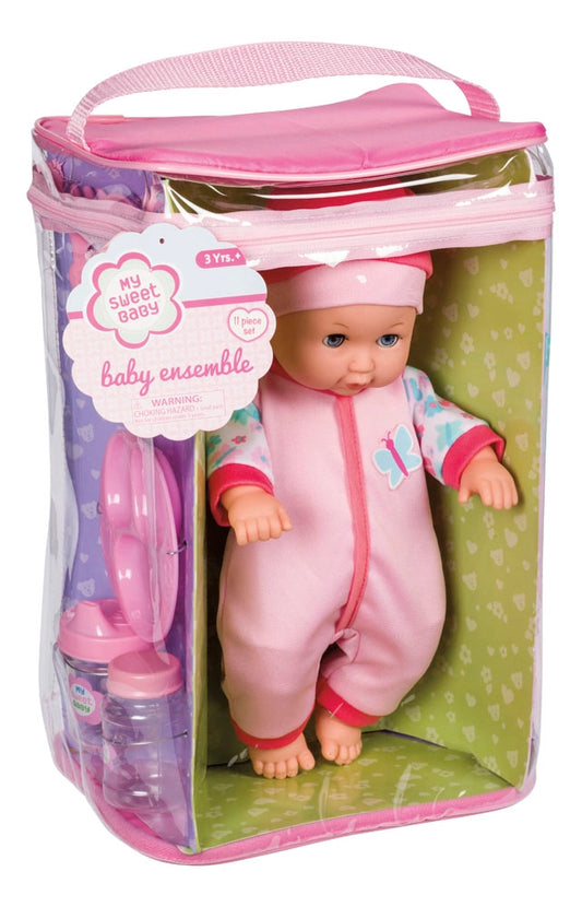 My Sweet Baby Deluxe Baby Ensemble 12-Piece Doll Playset