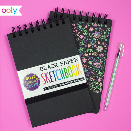 DIY Cover Sketchbook - Black Paper