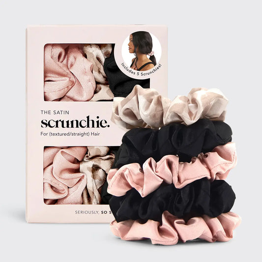 5pc Satin Sleep Scrunchies