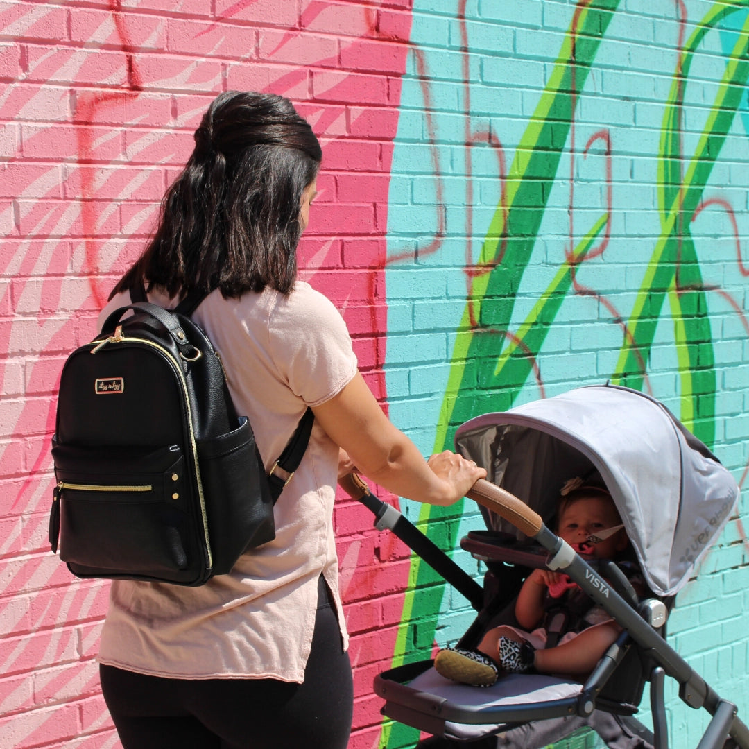 Black Itzy Mini Diaper Bag