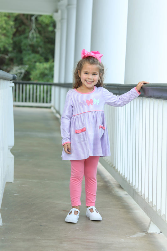 Bow Trio Pants Set