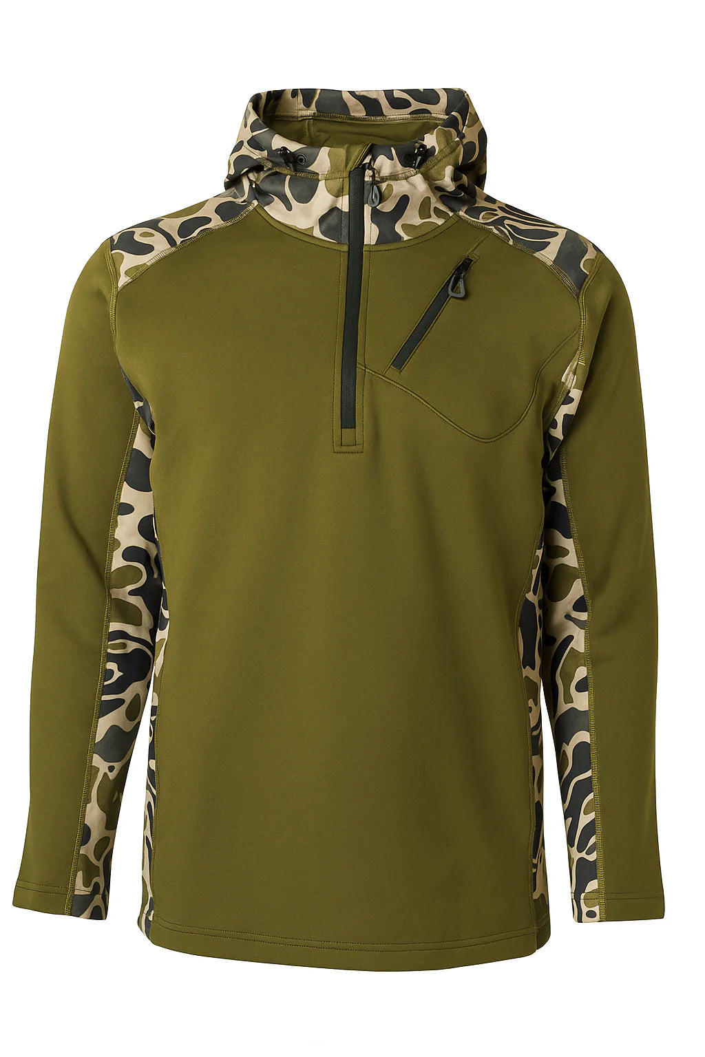 Outlaw Hoodie: Traditions Camo Olive