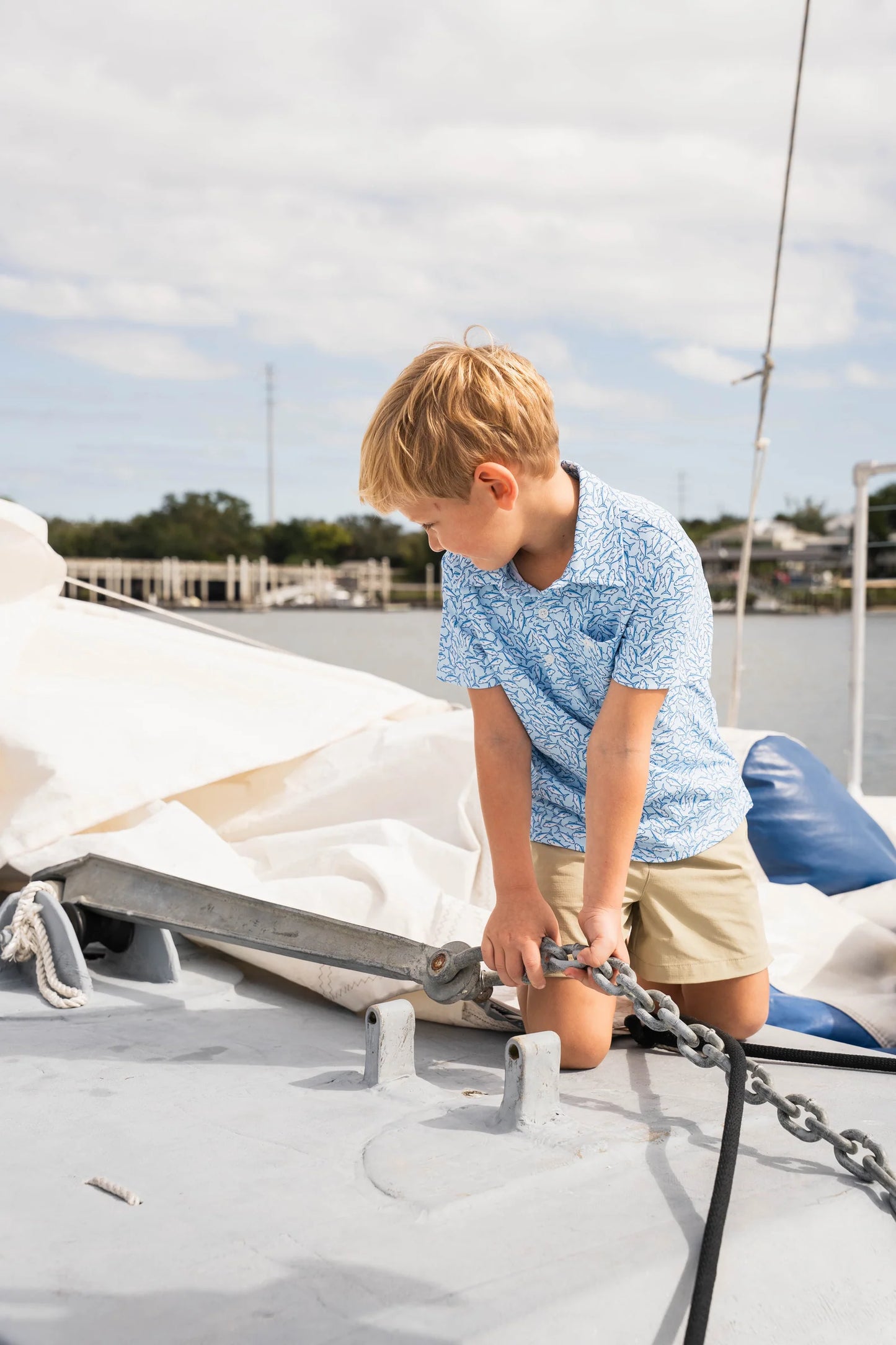Inshore Preformance SS Polo - Tuna