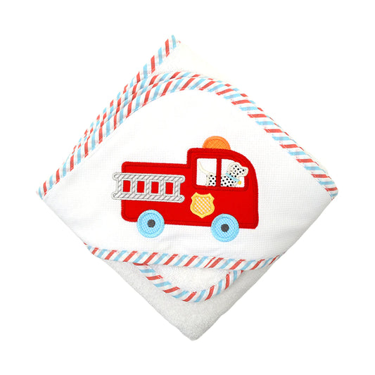 Firetruck Towel & Washcloth Set