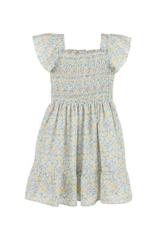 Sophie Dress - Yellow Floral