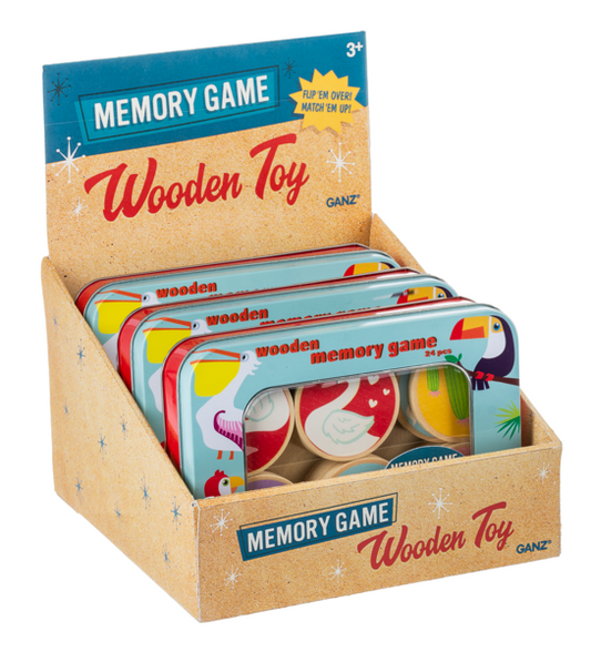 Wooden Bird Memory Game