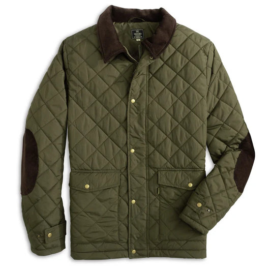 Evans Quilted Jacket-Olive