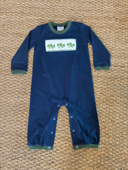 Reelin' Them In Smocked Romper
