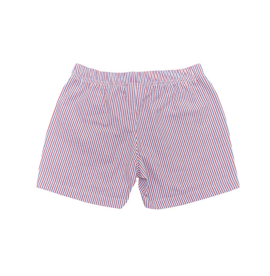 Naple Seersucker Short - Patriotic