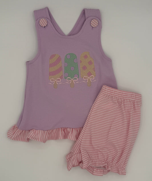 Popsicle Crossback Bloomer Set