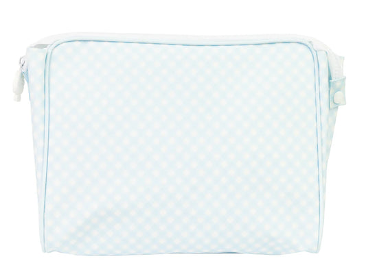 The Small Go Bag  - Blue Gingham