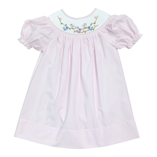 Birds & Blossoms Smocked Dress