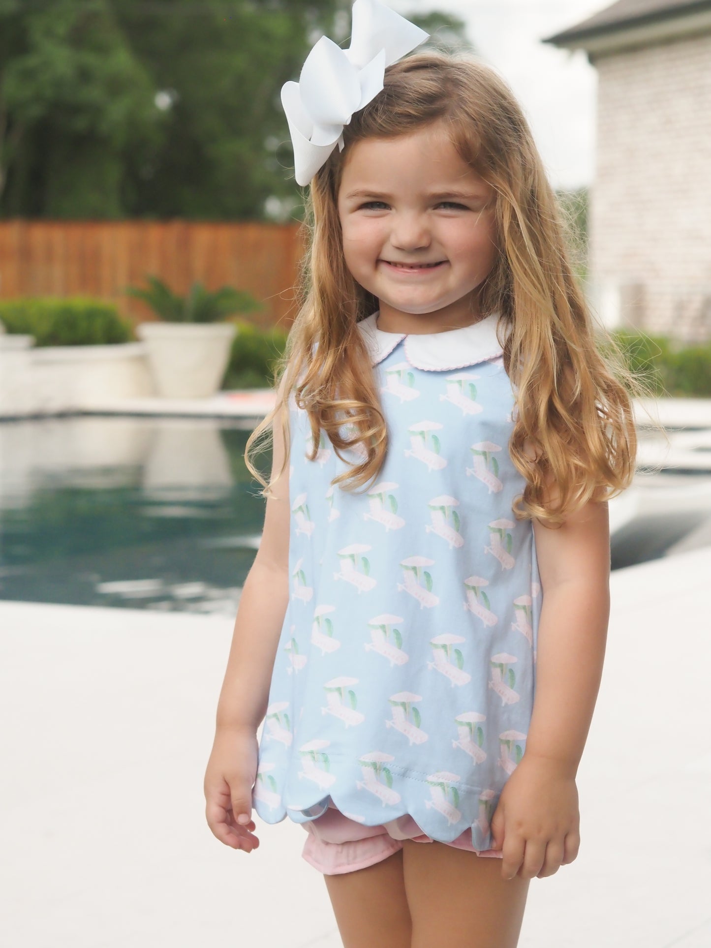 Cabana Girls Scalloped Set The Byrd's Nest Children's Boutique
