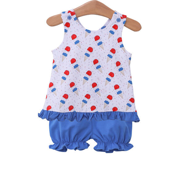 Patriotic Ice Cream Bloomer Set