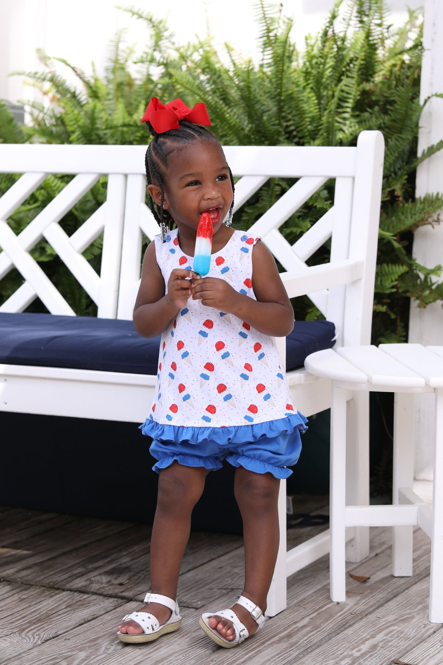 Patriotic Ice Cream Bloomer Set