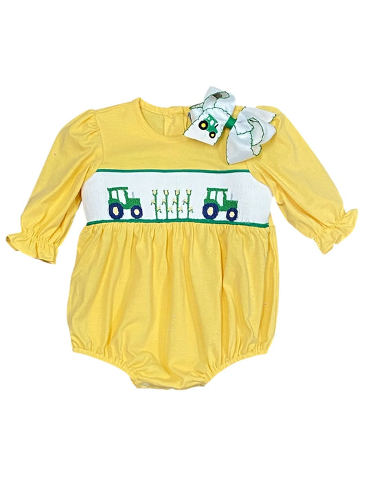 Harvest Time Smocked L/S Bubble