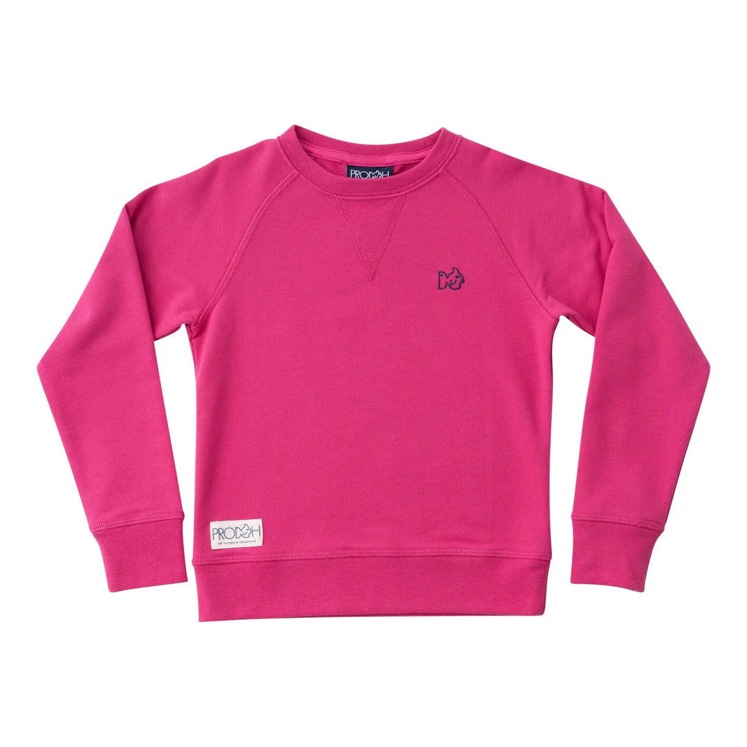 Crew Control Sweatshirt-Rasberry Rose