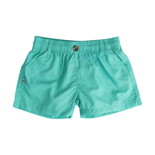 Boy's Outrigger Performance Shorts - Marine Green