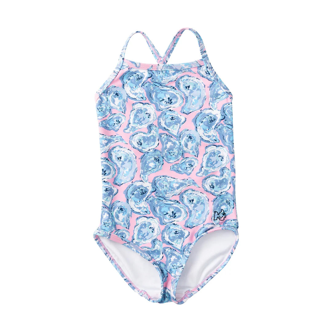 Spring Tides Swimsuit — Pink Oyster Shell