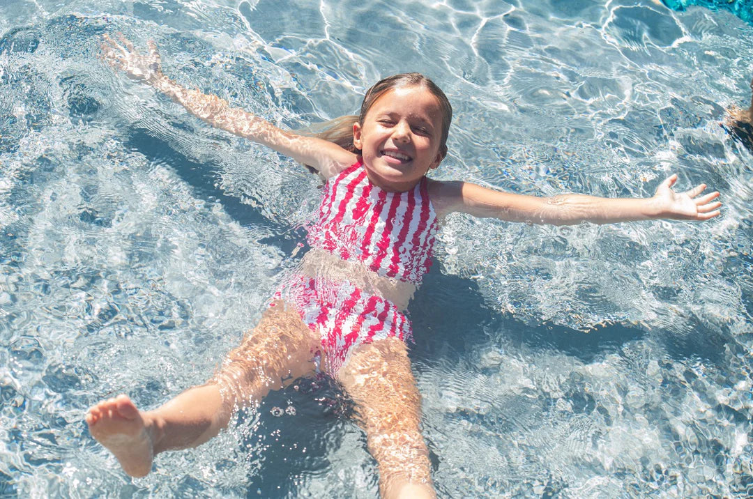 Girl's Beachcomber Bikini - Watermelon Stripe
