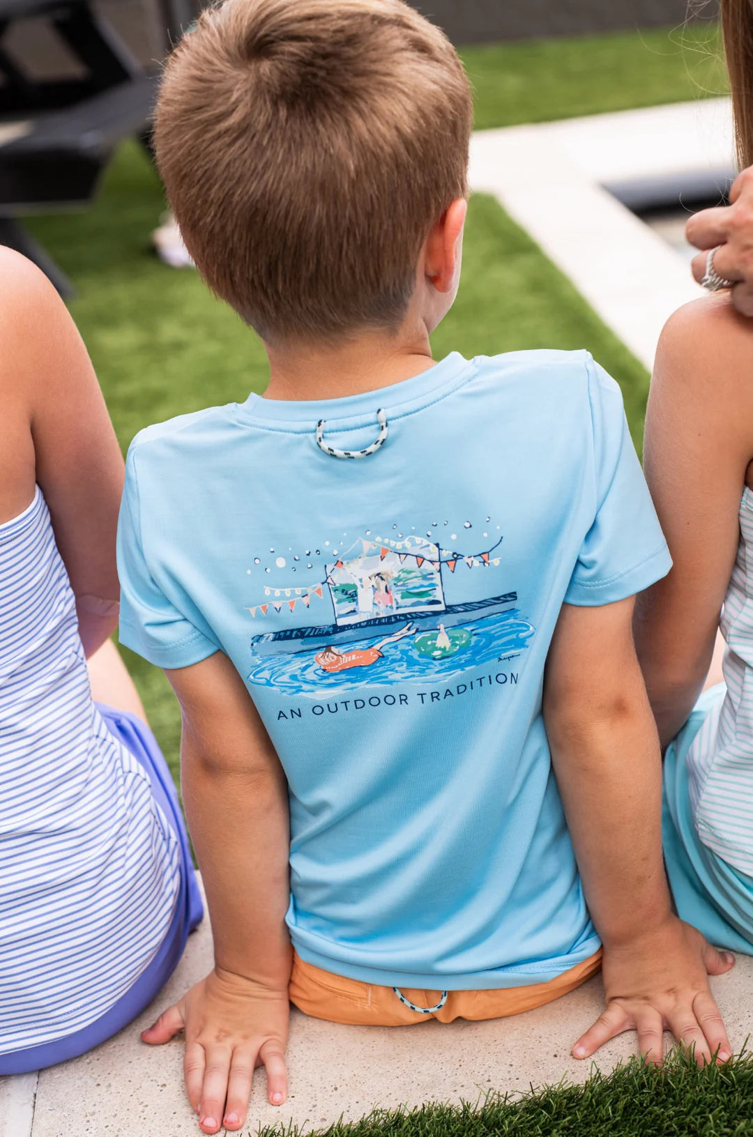 Pro Performance T-shirt – Dock Pool Party Art