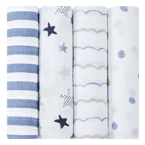 Rock Star Muslin Swaddles