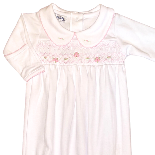 Alice Smocked Gathered Gown