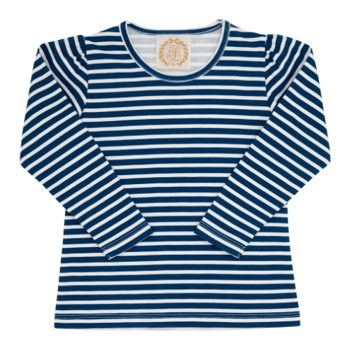 Penny's Play Shirt - Nantucket Navy Stripe