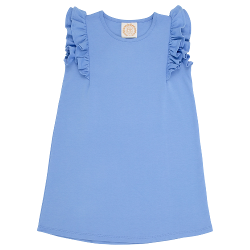 Ruehling Ruffle Dress - Barbados Blue
