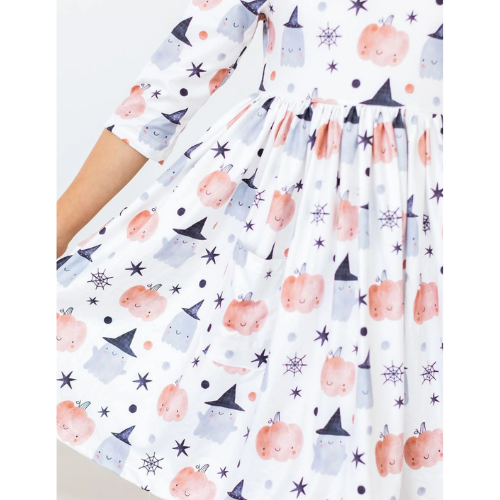 Peek-a-Boo Pocket Twirl Dress