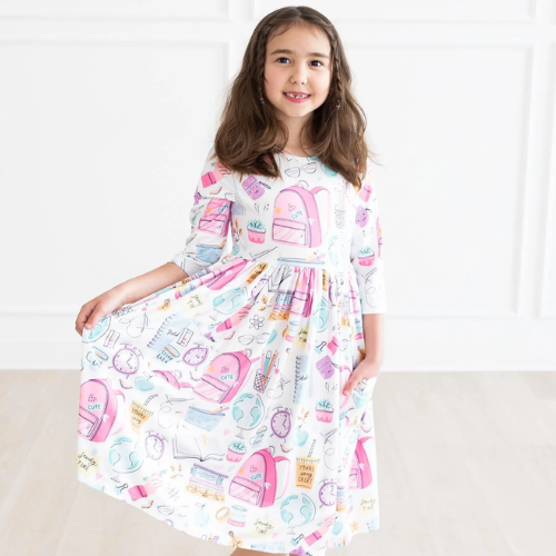 School is Cool Pocket Twirl Dress