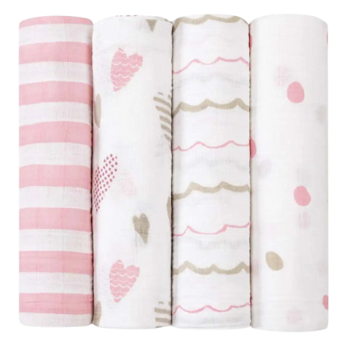 Heart Breaker Muslin Swaddles